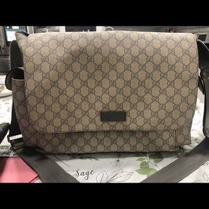 Gucci Diaper Bag with changing pad